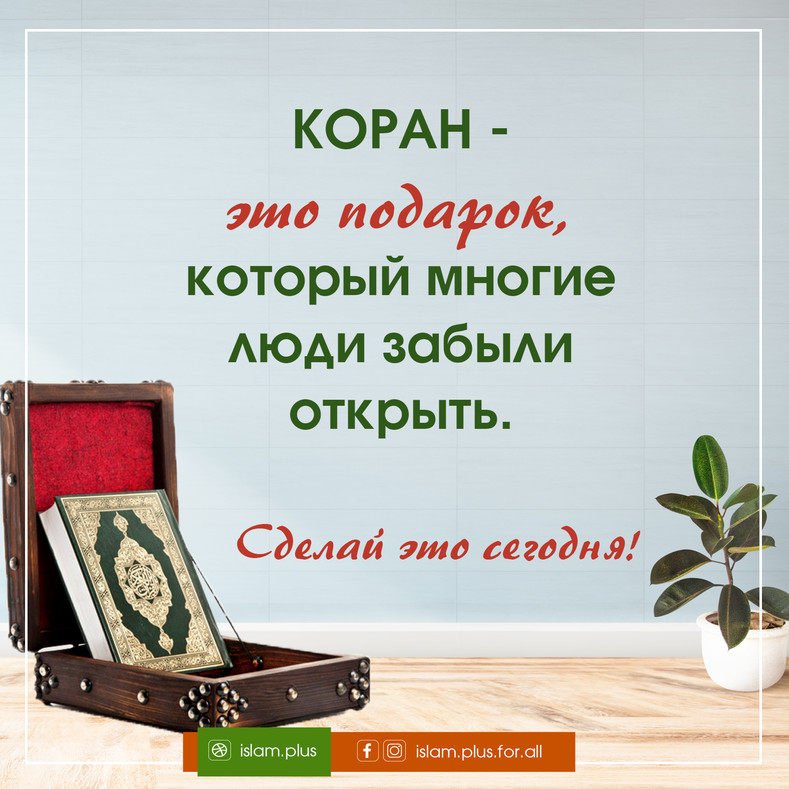 Коран - это подарок | Islam.plus